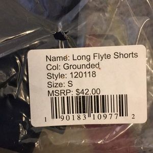 NWT long flyte shorts